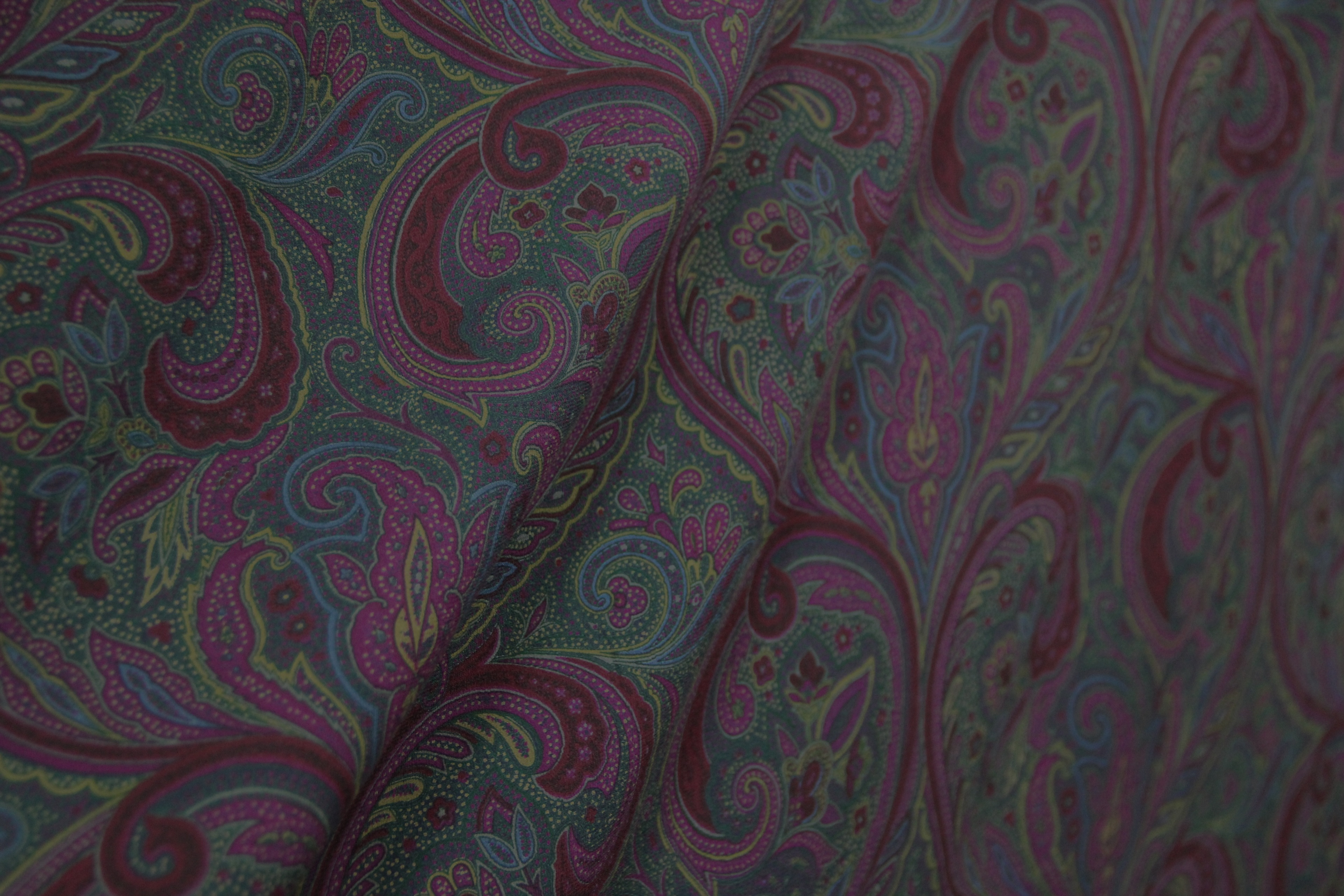 Purple silk chiffon fabric two tone pure silk